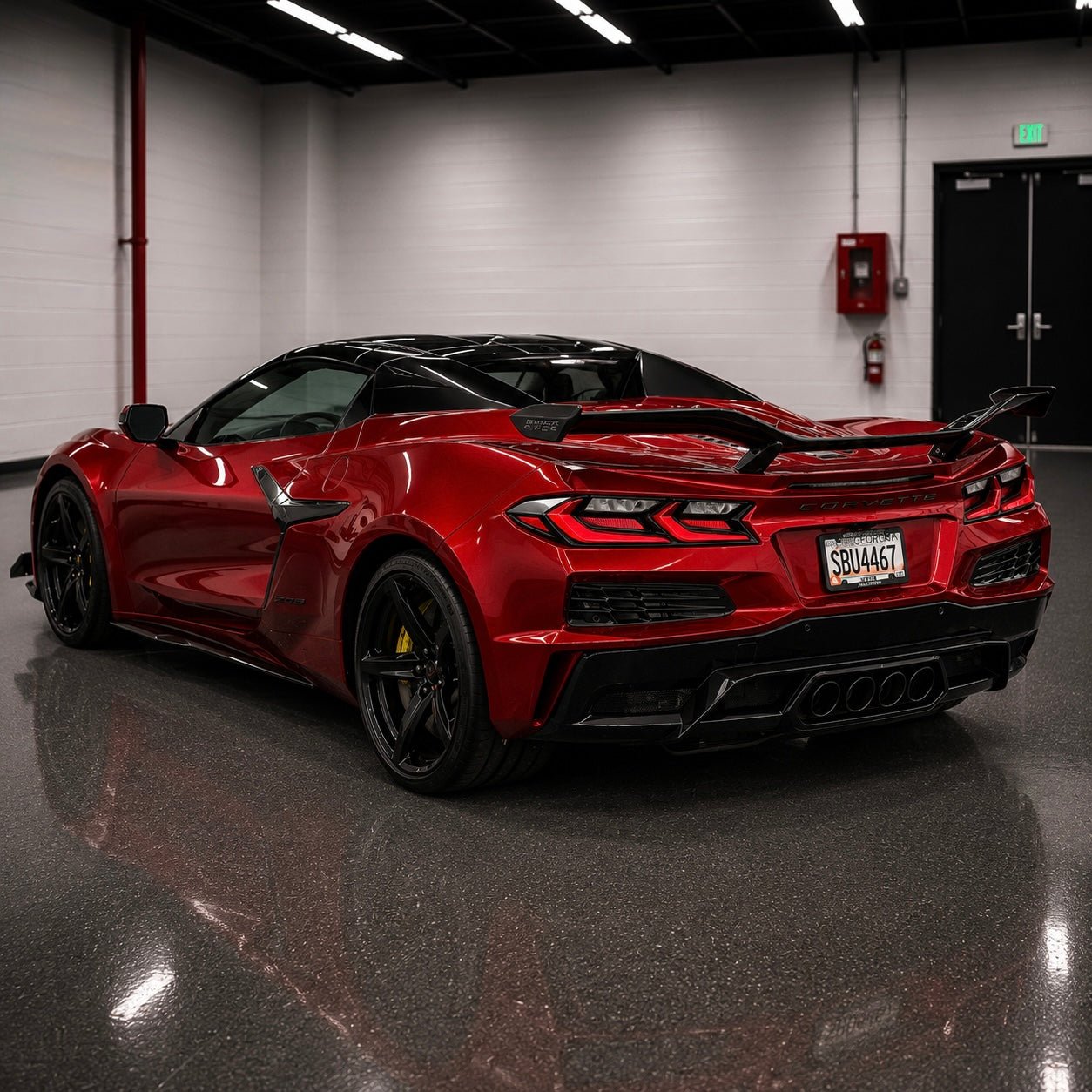 Corvette C8 Z06/E-Ray - ZR1 ZTK Style Carbon Fiber Aero Kit - Exotics Carbon Design