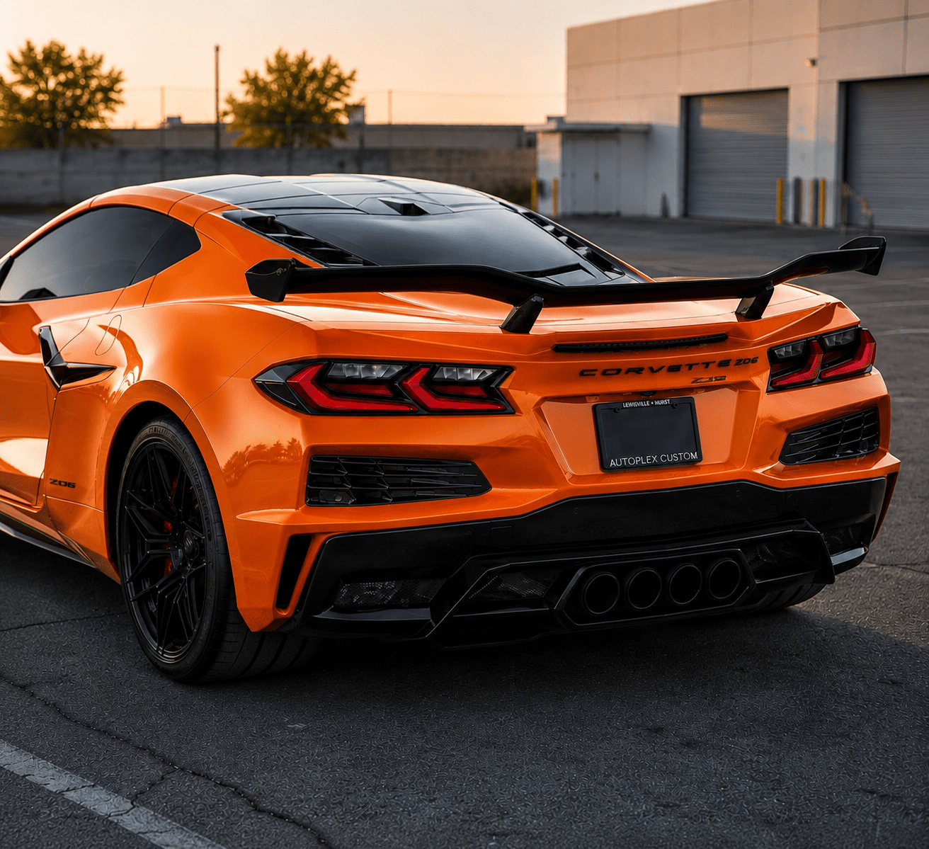 Corvette C8 ZR1 Style Carbon Fiber Wing – Stingray / Z06 / E-Ray - Exotics Carbon Design