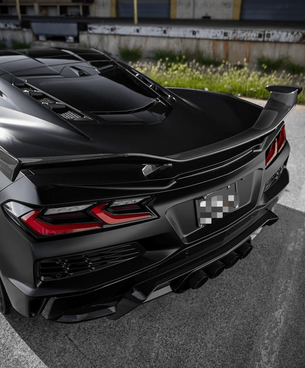 Corvette C8 ZR1 Style Carbon Fiber Wing – Stingray / Z06 / E - Ray - Exotics Carbon Design