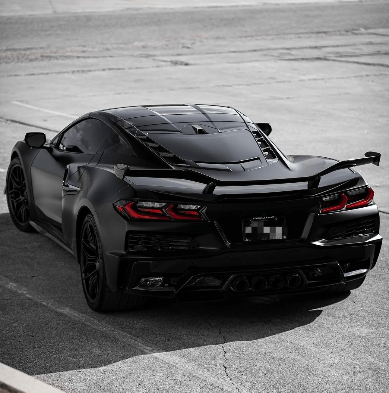 Corvette C8 ZR1 Style Carbon Fiber Wing – Stingray / Z06 / E - Ray - Exotics Carbon Design