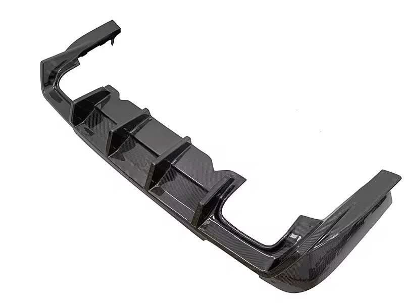 Dodge Challenger (2015 - 2023) - Hellcat Style Carbon Fiber Rear Diffuser - Exotics Carbon Design