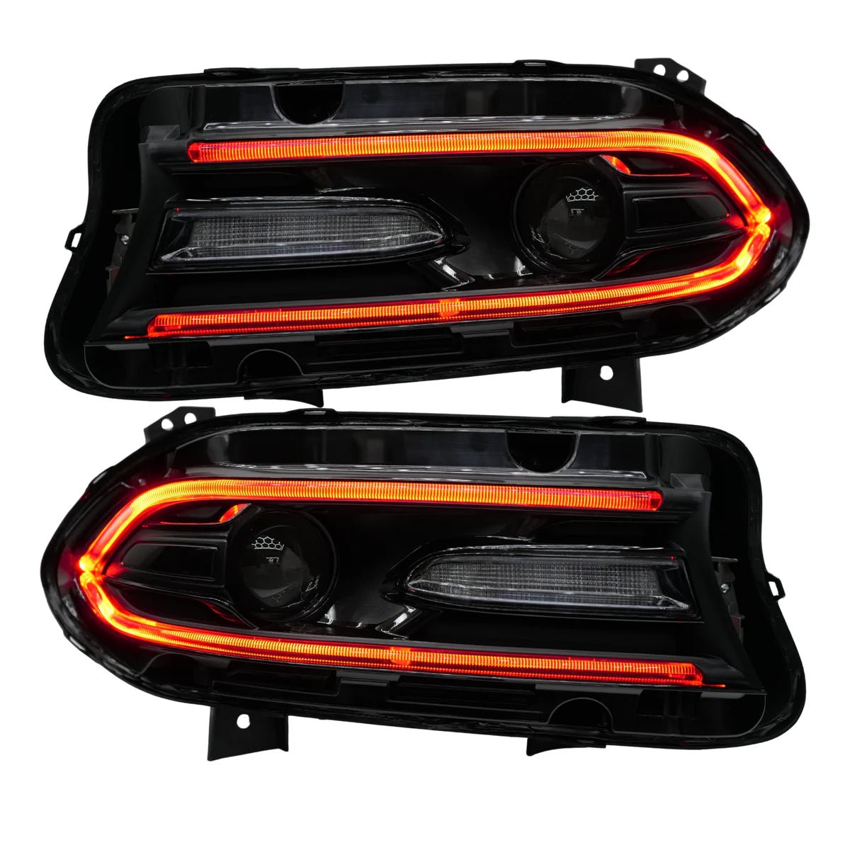 Dodge Charger (2015–2023) – RGB Colorful LED Headlights - Exotics Carbon Design