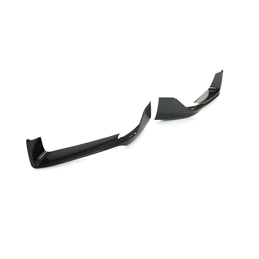 Dry Carbon Fiber Front Bumper Splitter – Porsche 911 992 Turbo / Turbo S - Exotics Carbon Design