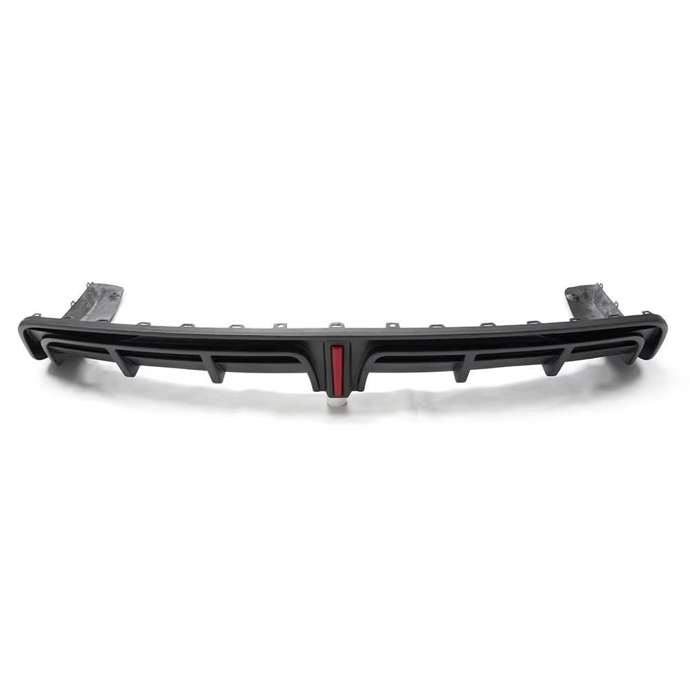 Dry Carbon Fiber Rear Bumper Diffuser with LED – Tesla Model S (2021+) - Exotics Carbon Design