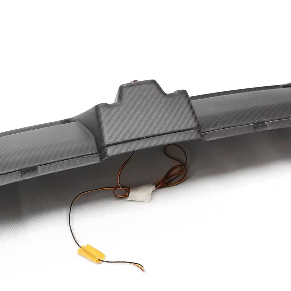 Dry Carbon Fiber Rear Bumper Diffuser with LED – Tesla Model S (2021+) - Exotics Carbon Design