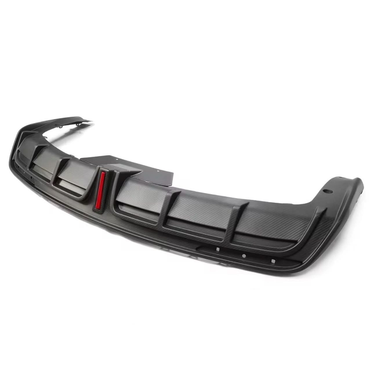 Dry Carbon Fiber Rear Bumper Diffuser with LED – Tesla Model S (2021+) - Exotics Carbon Design