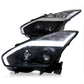 Dynamic Sequential LED Projector Headlights - 2009-2017 Nissan GT-R R35 Upgrade - Exotics Carbon Design