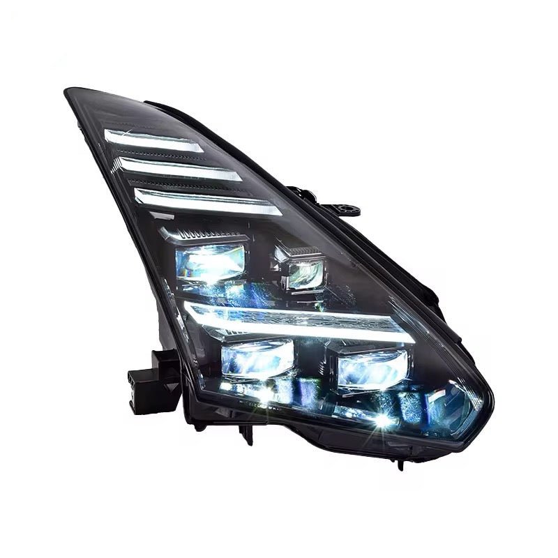 Dynamic Sequential LED Projector Headlights - Fits Nissan GT - R R35 2008 - 2023 - Exotics Carbon Design