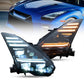 Dynamic Sequential LED Projector Headlights - Fits Nissan GT-R R35 2008-2023 - Exotics Carbon Design