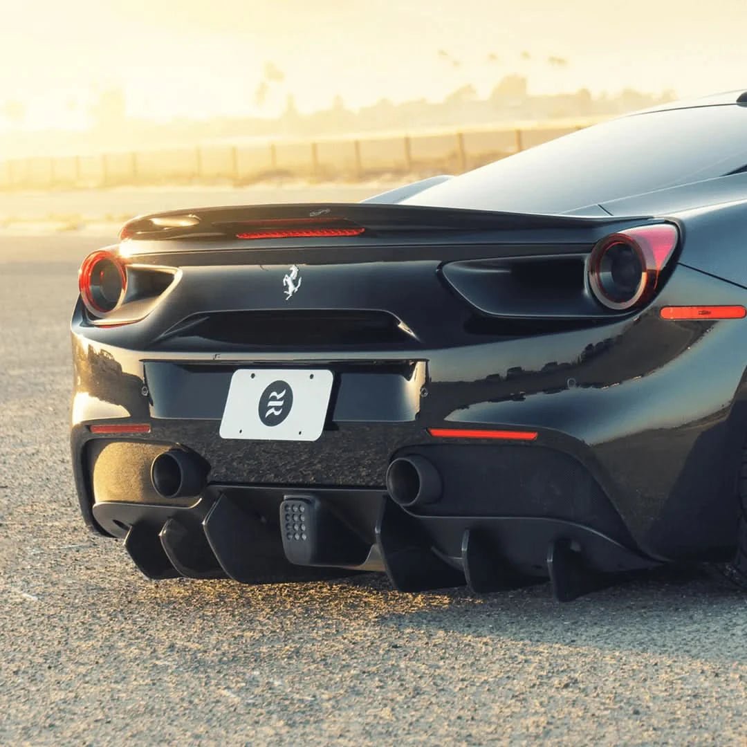 Exotic Design Carbon Fiber Rear Spoiler - Ferrari 488