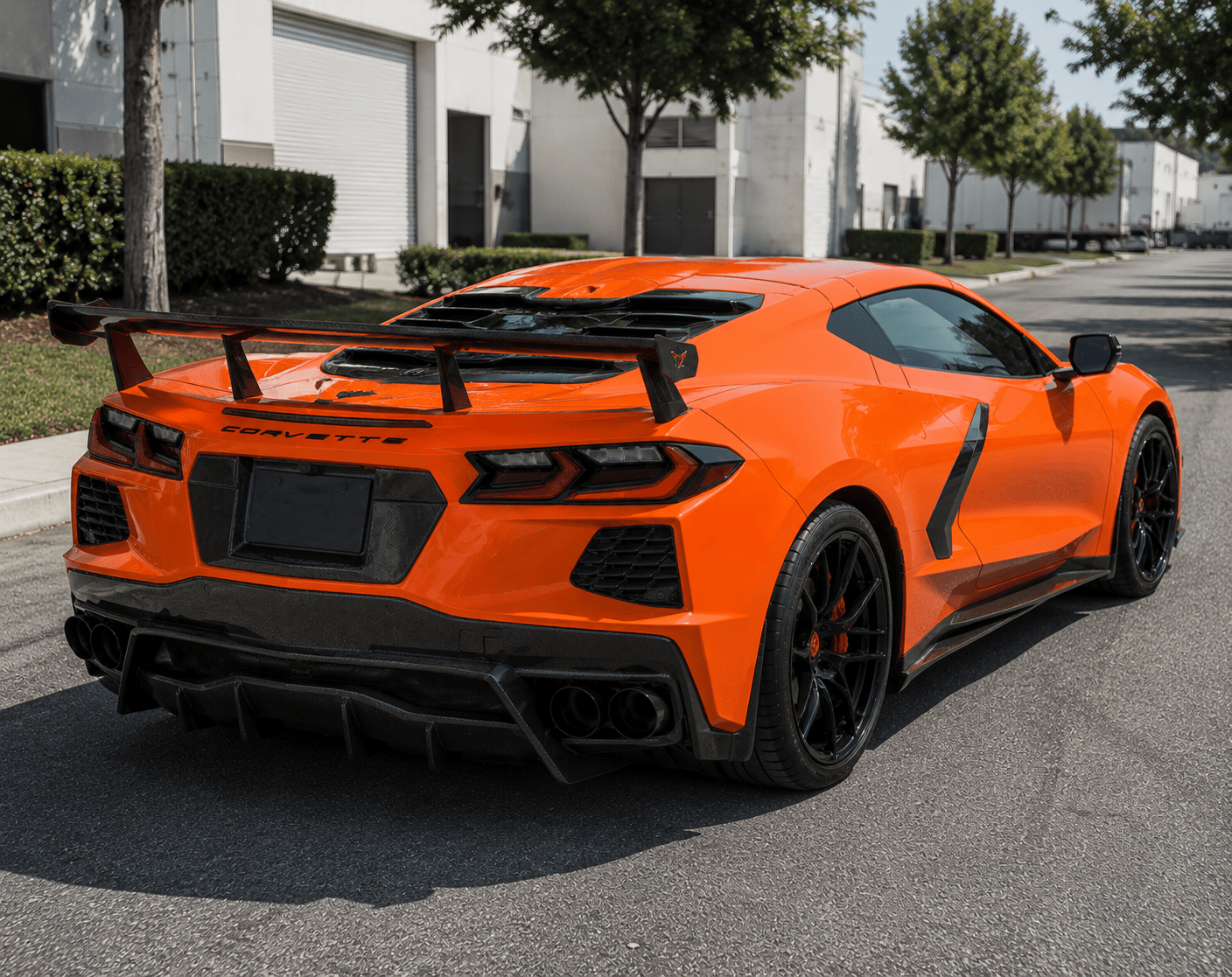 Exotic Design Corvette C8 - Carbon Fiber Rear Diffuser - Exotics Carbon Design