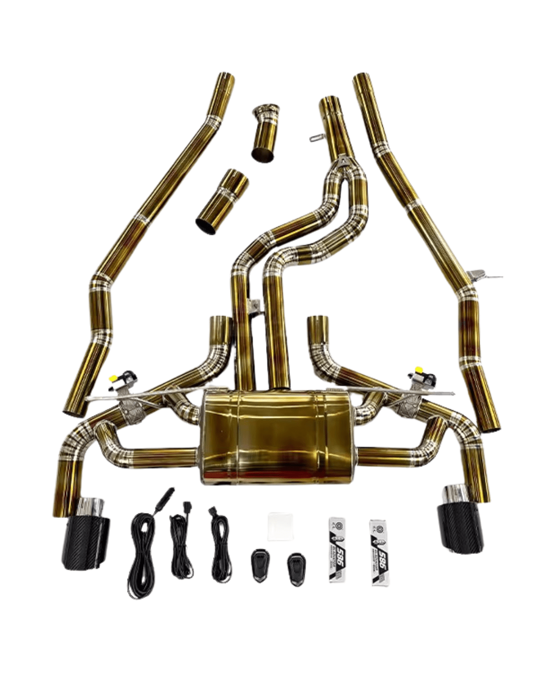Extreme Performance Full Titanium Electronic Valved Exhaust System – Toyota Supra A90 - Exotics Carbon Design