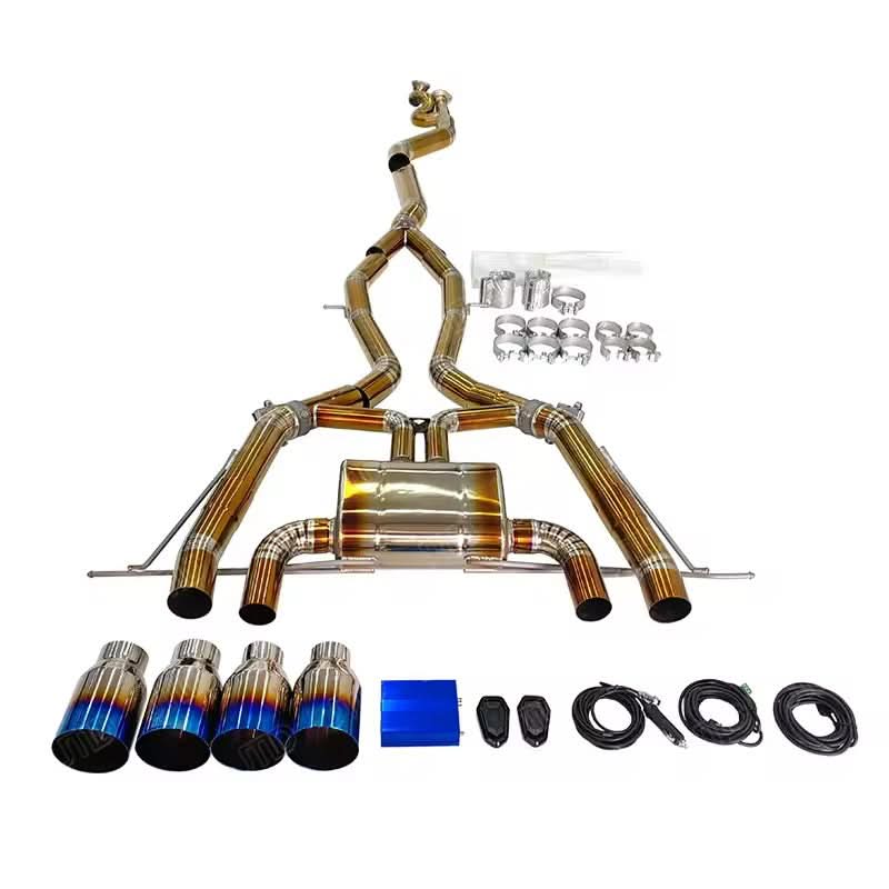 Extreme Performance Titanium Full Exhaust System + Valve Control – BMW M3 G80 / M4 G82 - Exotics Carbon Design