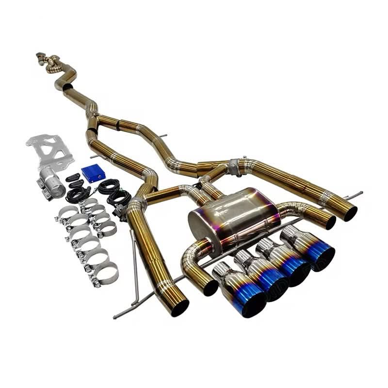 Extreme Performance Titanium Full Exhaust System + Valve Control – BMW M3 G80 / M4 G82 - Exotics Carbon Design