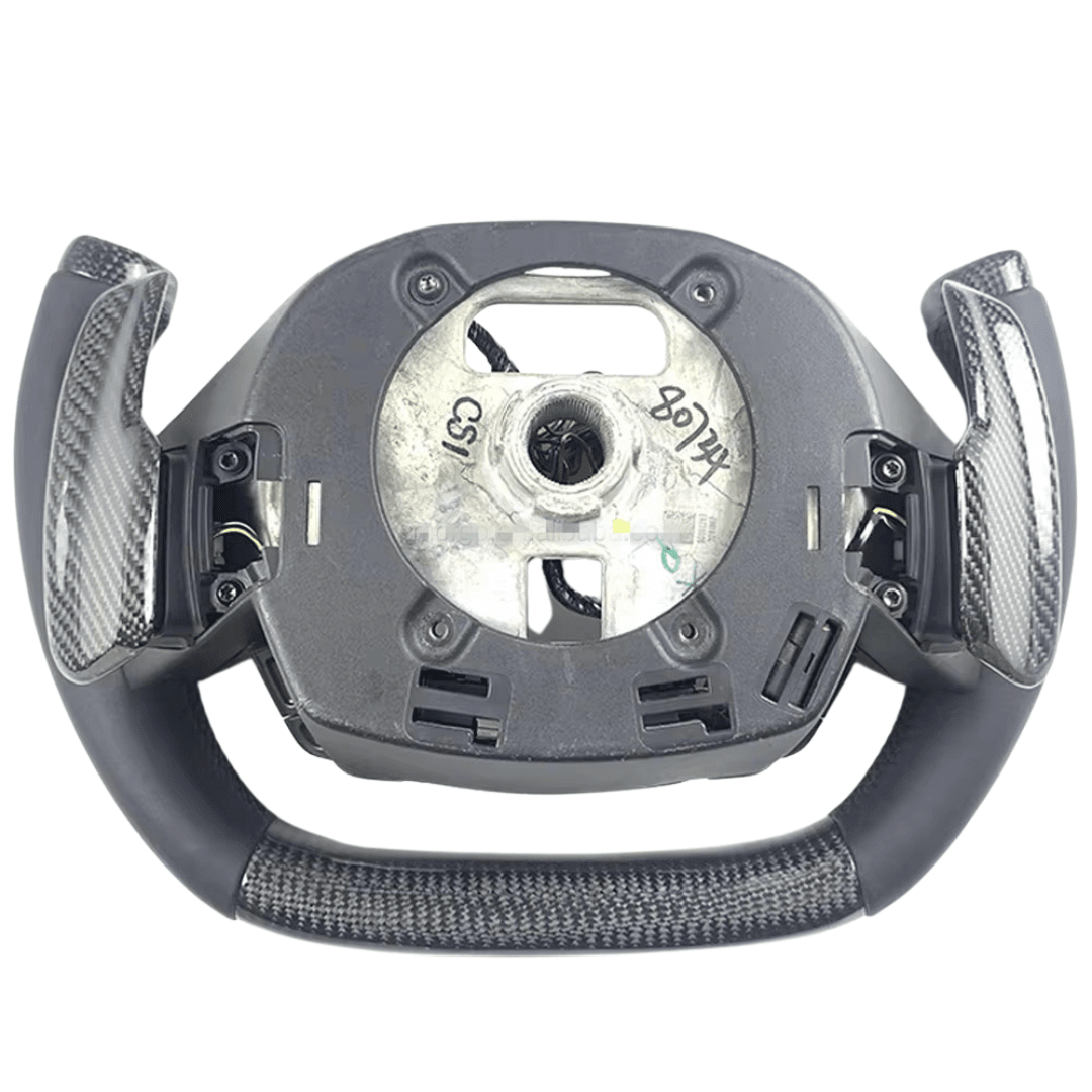F1 Style Carbon Fiber & Leather Steering Wheel For Chevrolet Corvette C8 (2020–2024) - Exotics Carbon Design