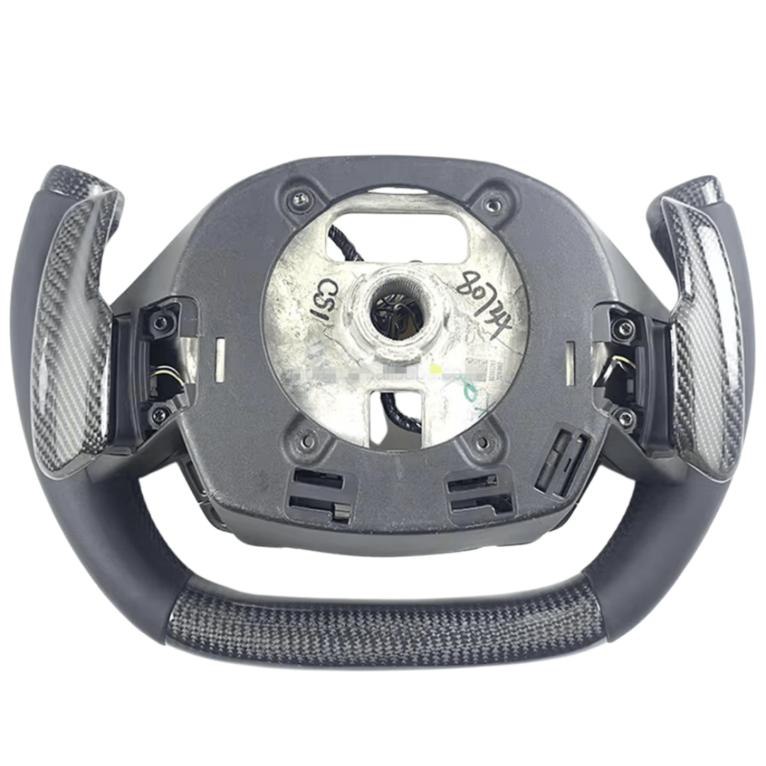 F1 Style Carbon Fiber & Leather Steering Wheel For Chevrolet Corvette C8 (2020–2024) - Exotics Carbon Design