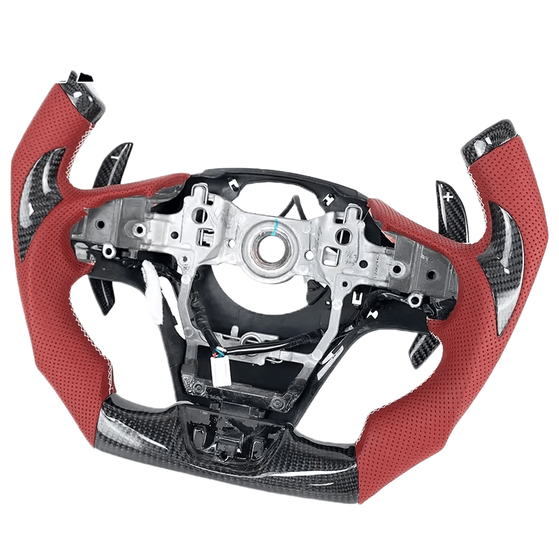 F1 - Style Carbon Fiber & Leather Steering Wheel – Lexus LC 500 2018–2024 - Exotics Carbon Design