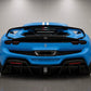 Ferrari 296 GTB BF Style Carbon Fiber Rear Diffuser - Exotics Carbon Design