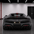 Ferrari 296 GTB BFA Style Carbon Fiber Rear Diffuser - Exotics Carbon Design