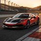 Ferrari 296 GTB - Carbon Fiber Headlight Trim - Exotics Carbon Design