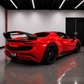 Ferrari 296 GTB Dry Carbon Fiber Rear Wing - Exotics Carbon Design