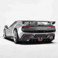 Ferrari 296 GTB ED Style Carbon Fiber Rear Diffuser - Exotics Carbon Design