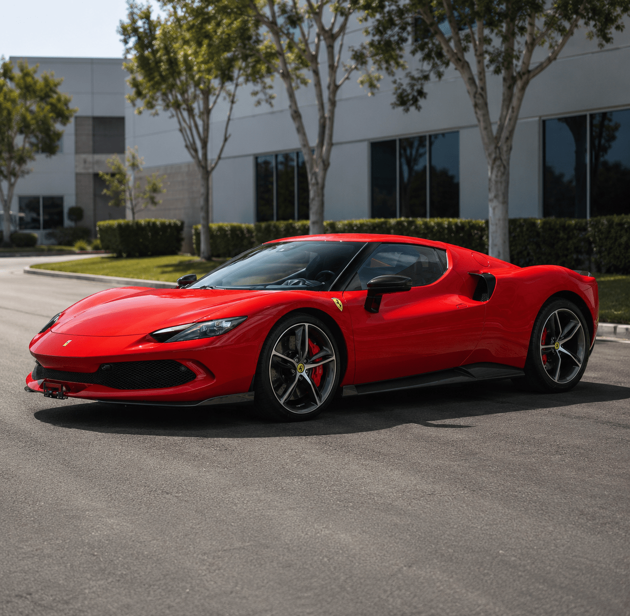 Ferrari 296 GTB NVC Style Carbon Fiber Side Skirts - Exotics Carbon Design