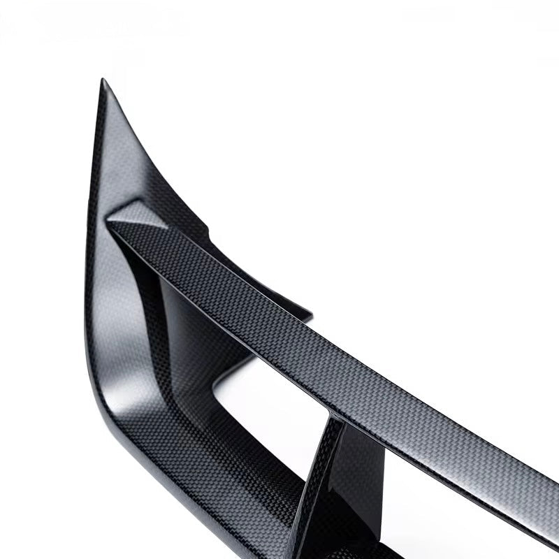 Ferrari 296 GTB PK Carbon Fiber Front Bumper Vent Trim - Exotics Carbon Design