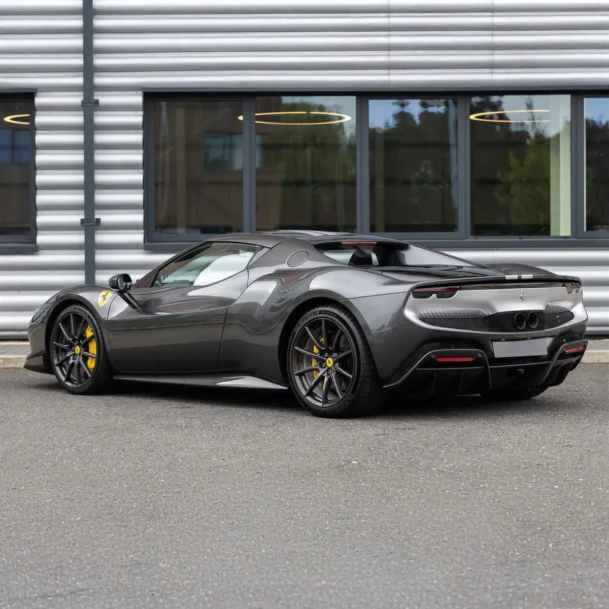 Ferrari 296 GTB/GTS - Pre Preg Carbon Fiber OEM Style Side Skirts - Exotics Carbon Design