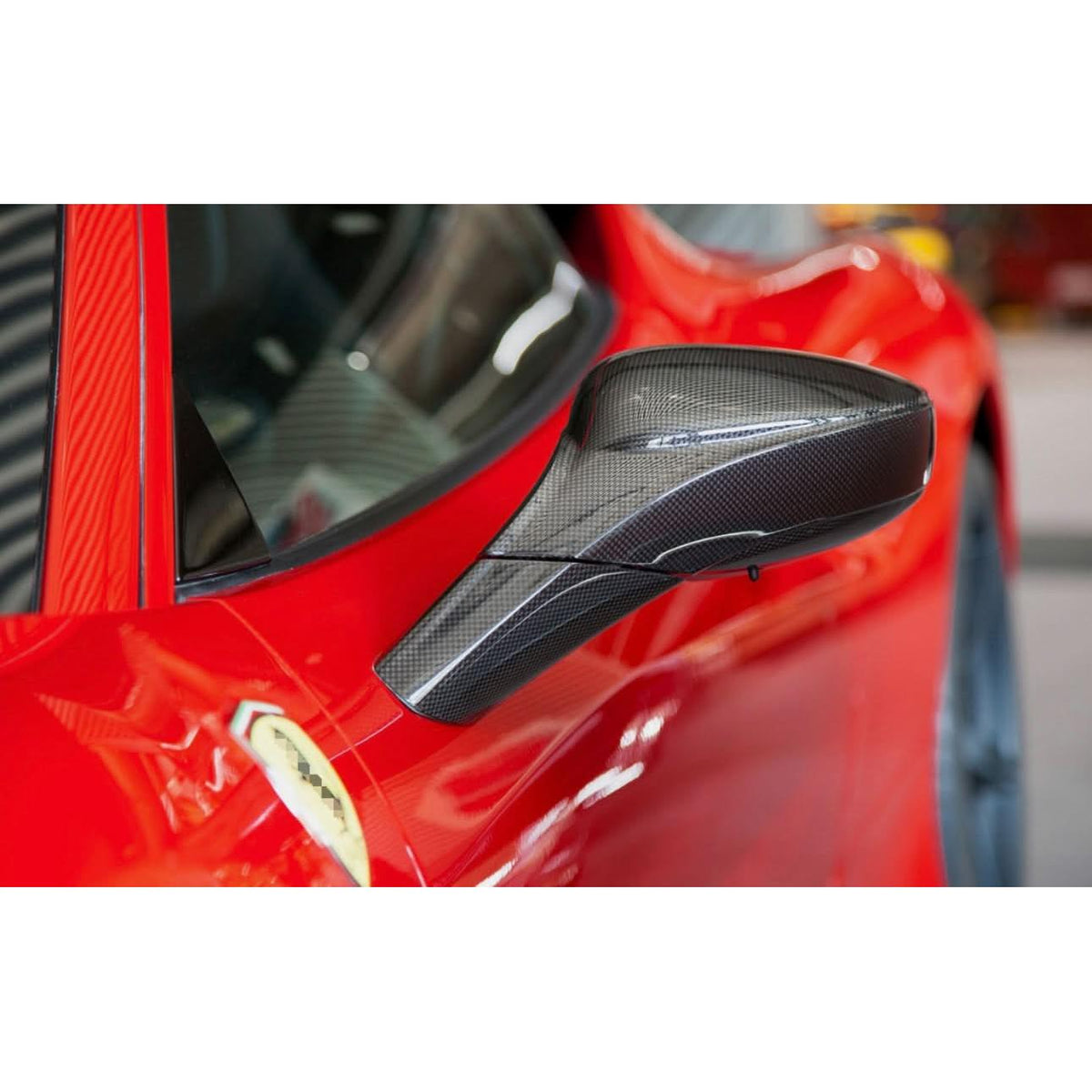 Ferrari 458 Carbon Fiber Mirror Caps - Exotics Carbon Design