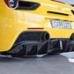 Ferrari 488 Capristo Style Carbon Fiber Rear Diffuser - Exotics Carbon Design