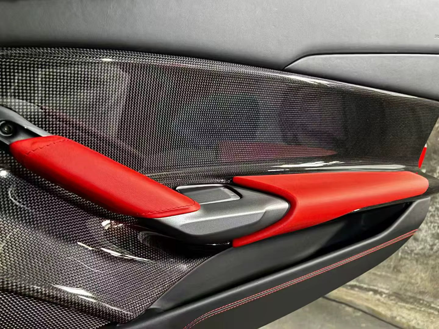 Ferrari 488 Carbon Fiber Door Panels - Exotics Carbon Design