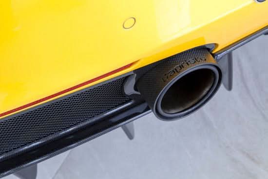 Ferrari 488 Carbon Fiber Exhaust Trim – Premium Rear Detail - Exotics Carbon Design