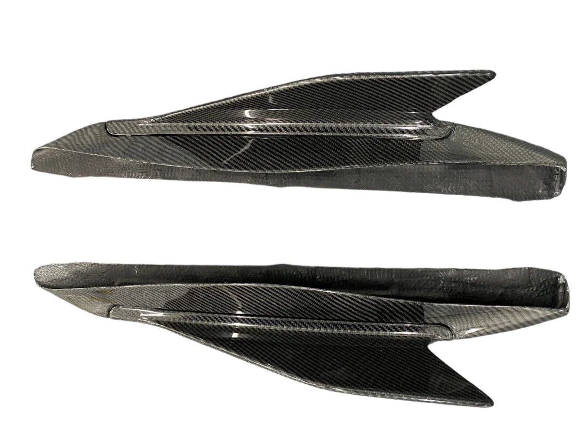 Ferrari 488 Carbon Fiber Side Skirt Winglets - Exotics Carbon Design