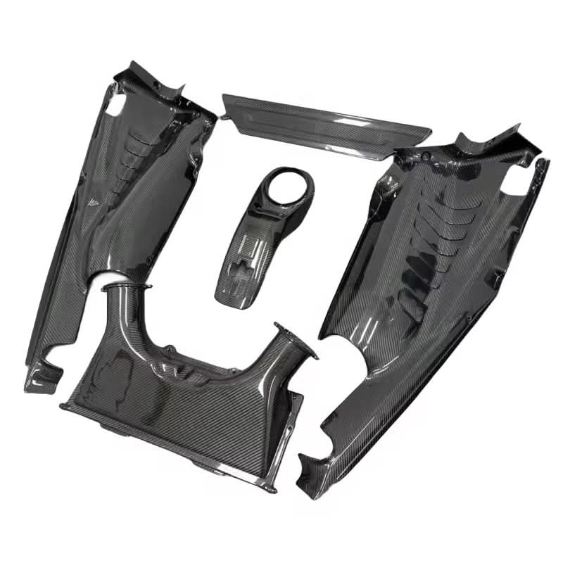 Ferrari 488 GTB - Carbon Fiber Engine Compartment Covers - Exotics Carbon Design