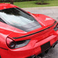 Ferrari 488 GTB - Carbon Fiber Taillight Frame Air Vent - Exotics Carbon Design