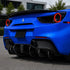 Ferrari 488 GTB - Exotic Design Carbon Fiber Rear Diffuser - Exotics Carbon Design