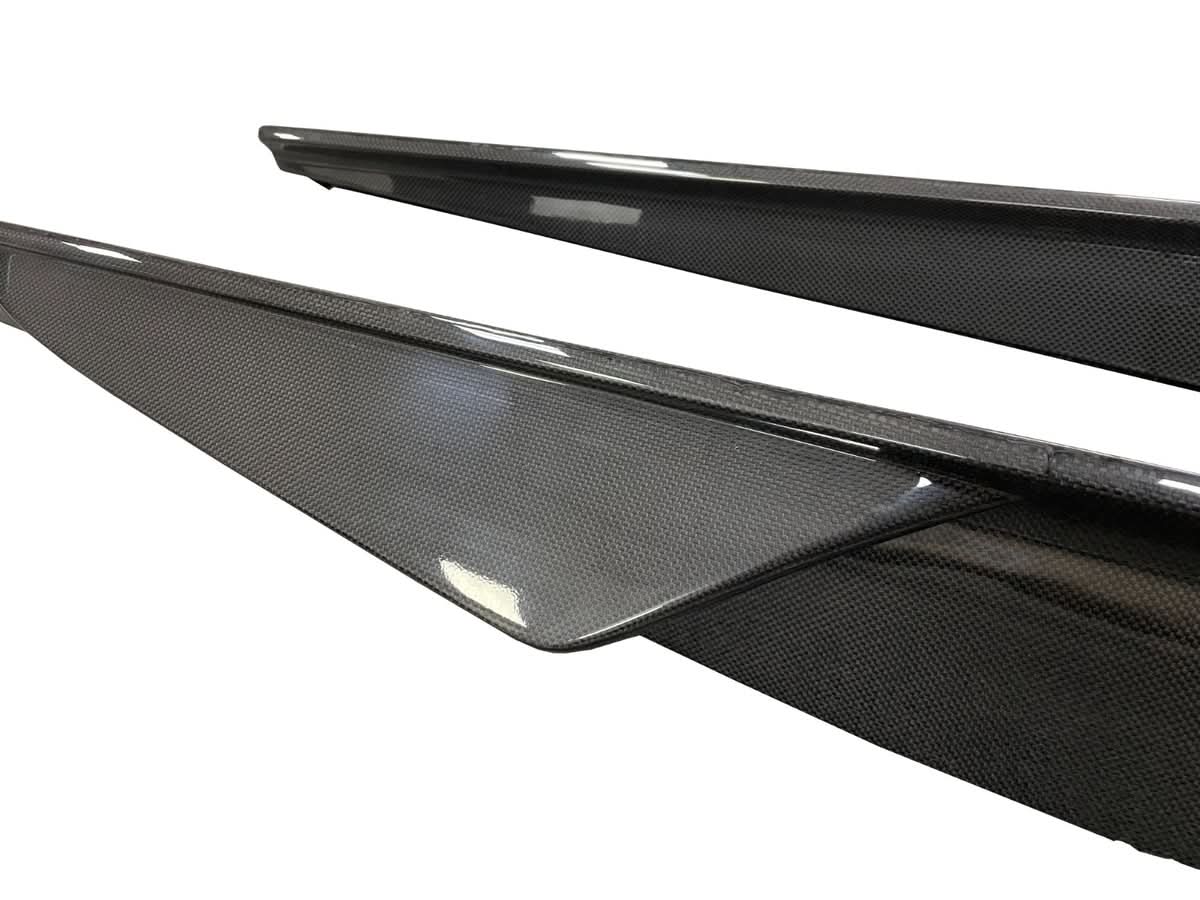 Ferrari 488 GTB - Exotic Design Carbon Fiber Side Skirts - Exotics Carbon Design