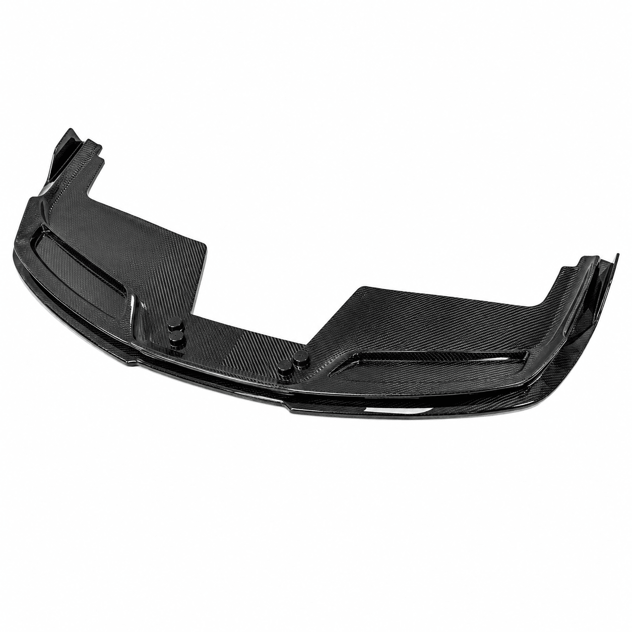 Ferrari 488 V-Style Carbon Fiber Front Lip - Exotics Carbon Design