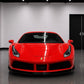 Ferrari 488 V-Style Carbon Fiber Front Splitter - Exotics Carbon Design