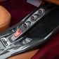 Ferrari 812 GTS – Full Carbon Fiber Center Console Trim - Exotics Carbon Design