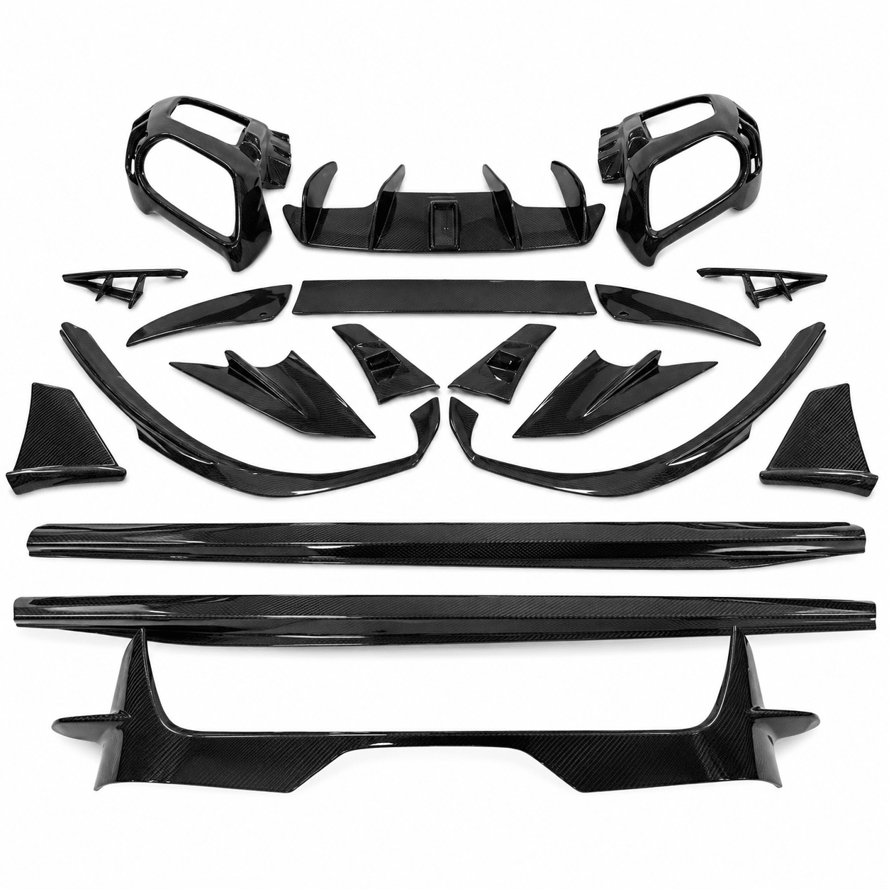 Ferrari 812 M Style Carbon Fiber Aero Body Kit - Exotics Carbon Design