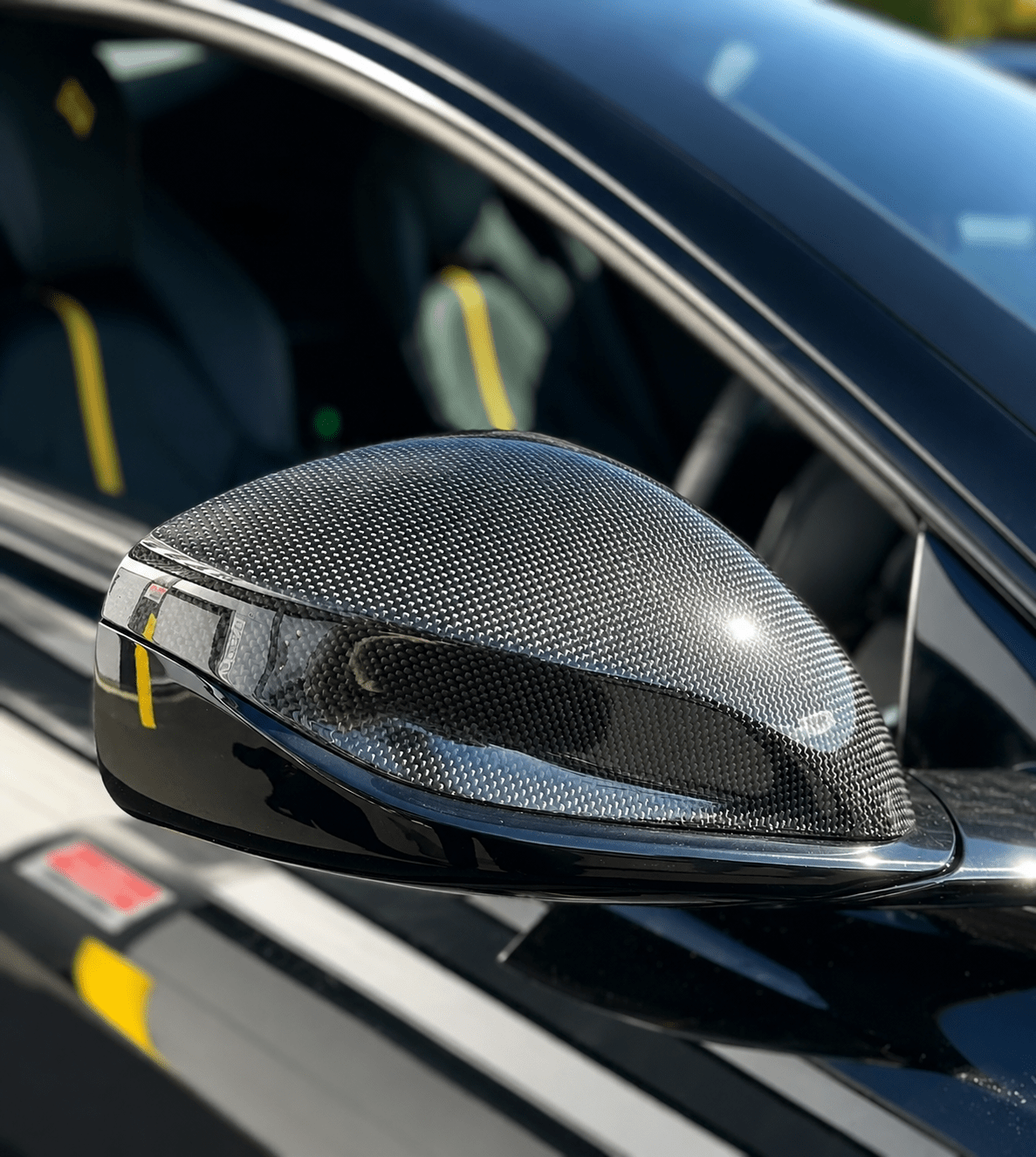 Ferrari 812 Superfast – Carbon Fiber Mirror Caps - Exotics Carbon Design