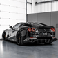 Ferrari 812 Superfast – Carbon Fiber Rear Diffuser with Integrated LED Light - Exotics Carbon Design