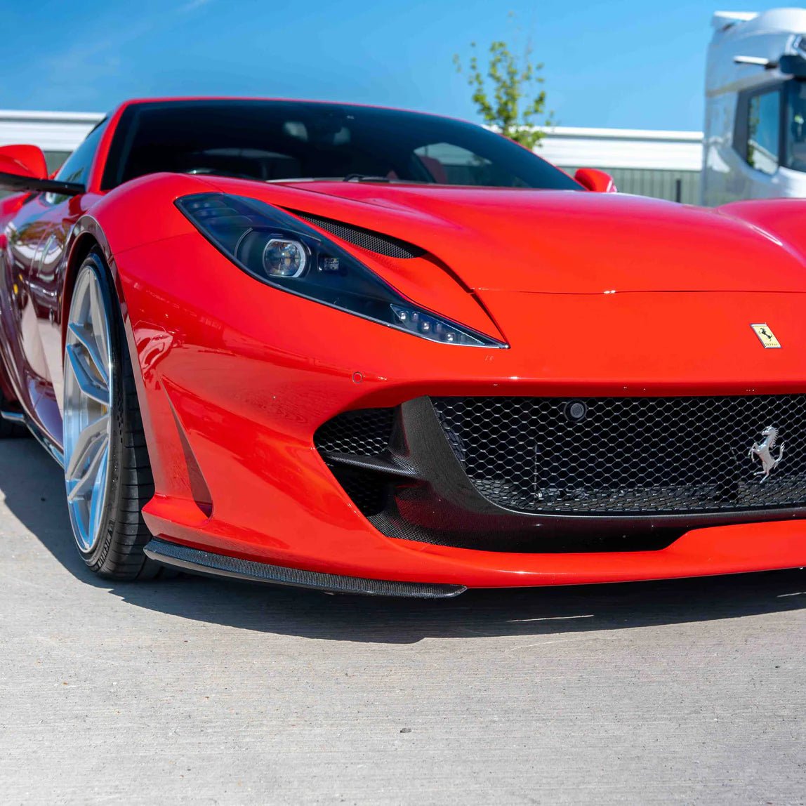 Ferrari 812 Superfast & GTS – Carbon Fiber Front Bumper Insert - Exotics Carbon Design