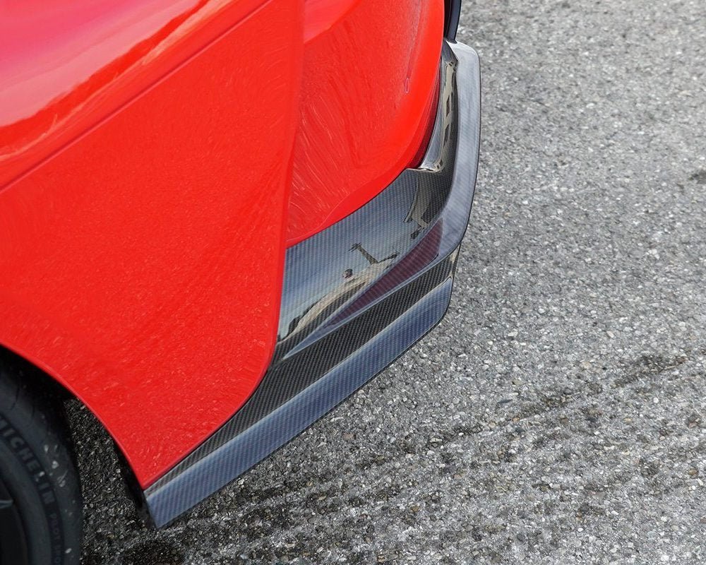 Ferrari 812 Superfast / GTS NVC Style Carbon Fiber Rear Bumper Attachments - Exotics Carbon Design