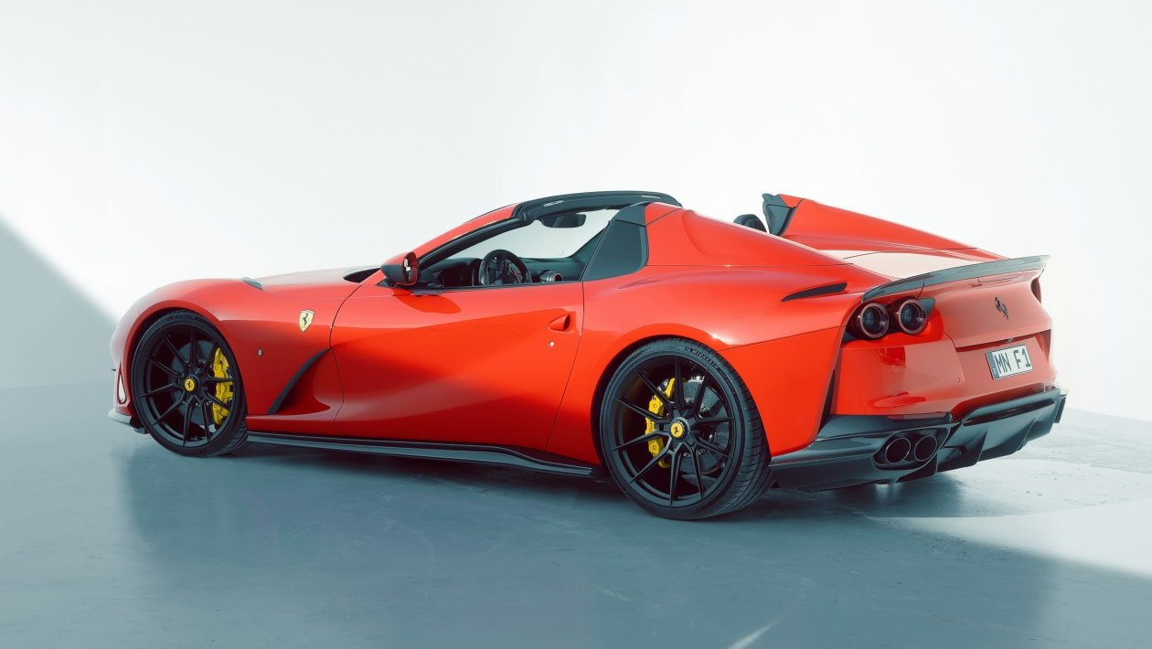 Ferrari 812 Superfast / GTS NVC Style Carbon Fiber Rear Bumper Attachments - Exotics Carbon Design