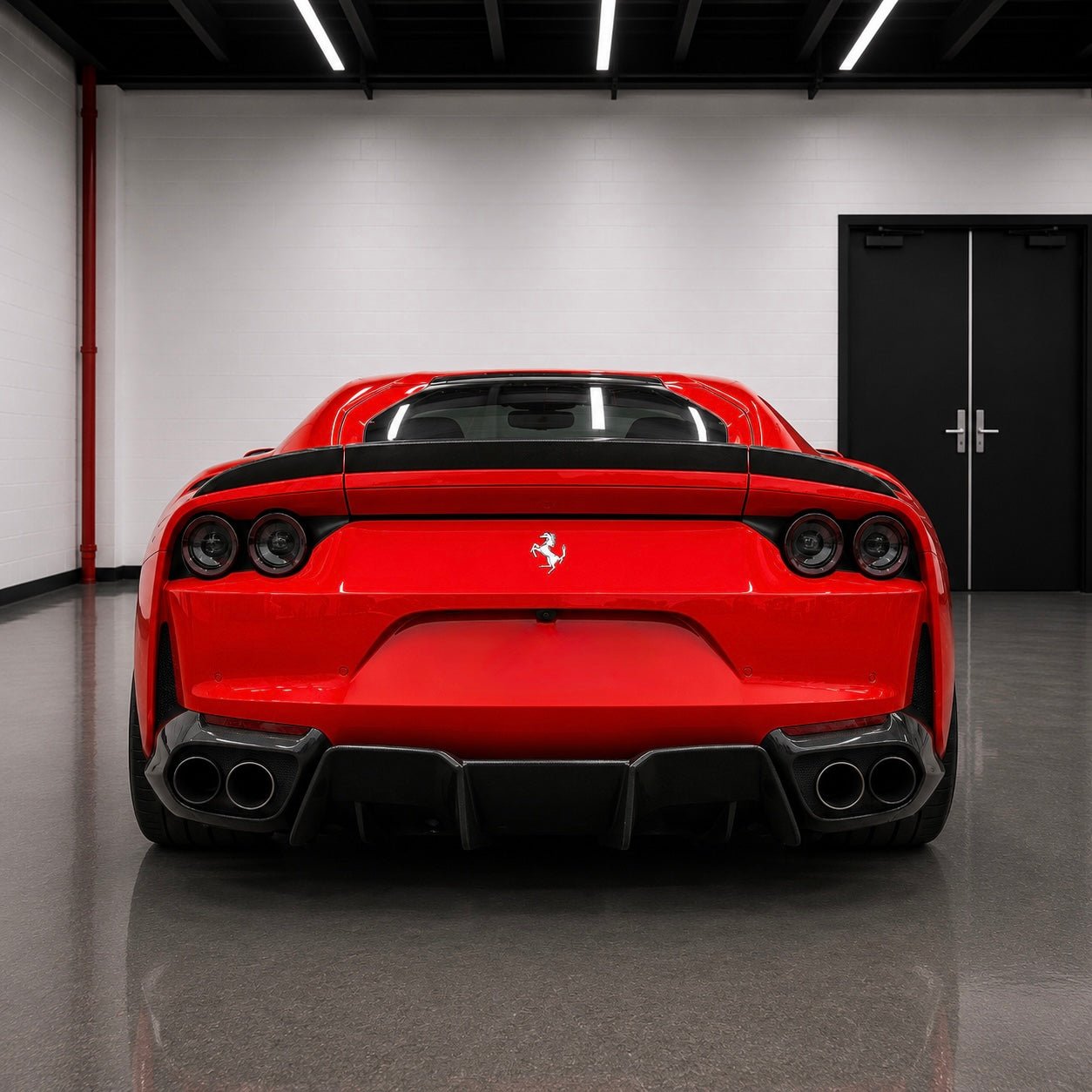 Ferrari 812 Superfast MSY Style Carbon Fiber Rear Diffuser - Exotics Carbon Design