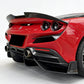 Ferrari F8 - Capristo Style Carbon Fiber Rear Spoiler - Exotics Carbon Design