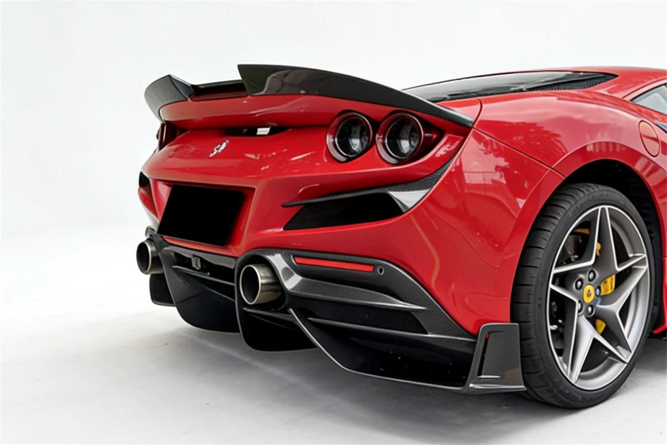 Ferrari F8 - Capristo Style Carbon Fiber Rear Spoiler - Exotics Carbon Design